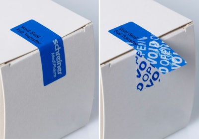 Schreiner Medi Pharm Void Label