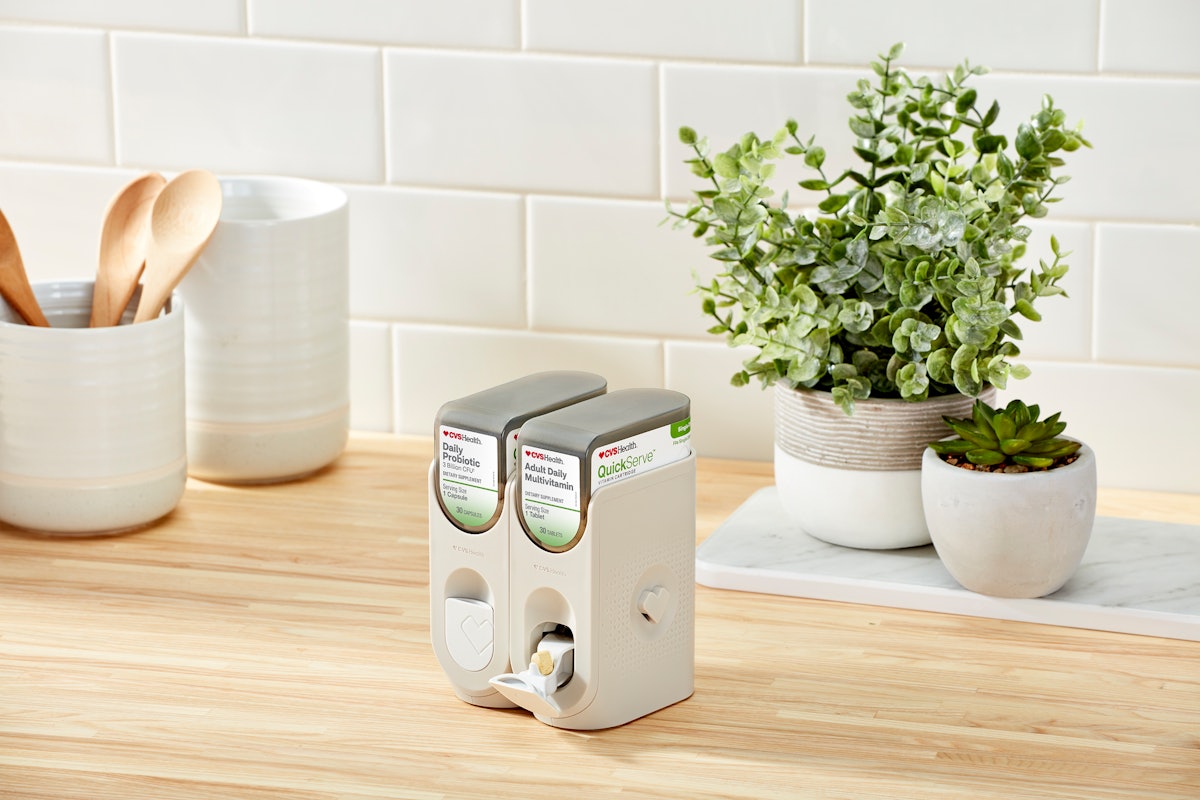CVS Pharmacy Launches Vitamin Dispenser that Opens with a Fingertip