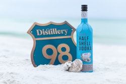 Distillery 98 is using sustainable packaging in the form of a paper Frugal Bottle for its Half Shell Vodka.