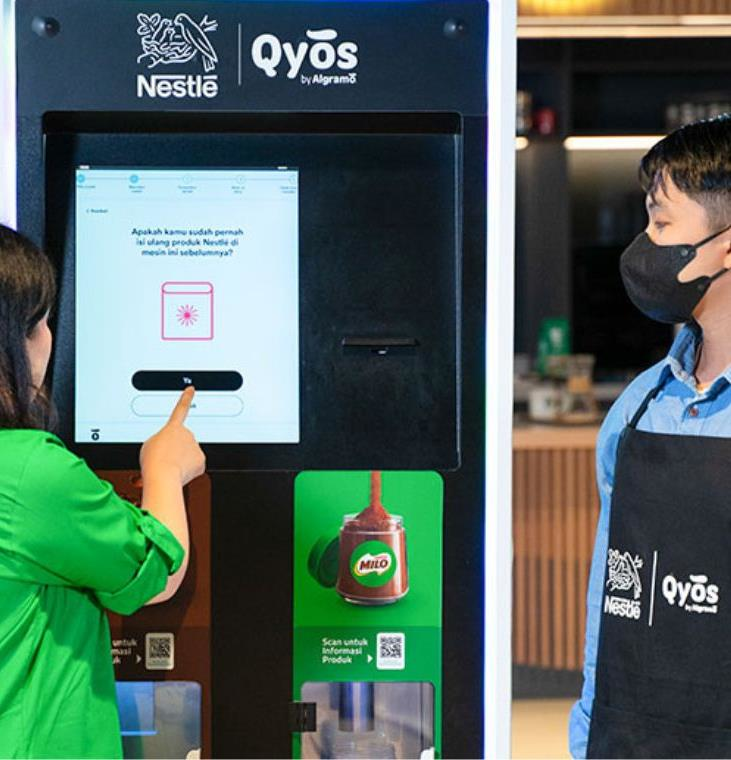 Nestl&eacute; is piloting refillable vending machines for some products in Indonesia.