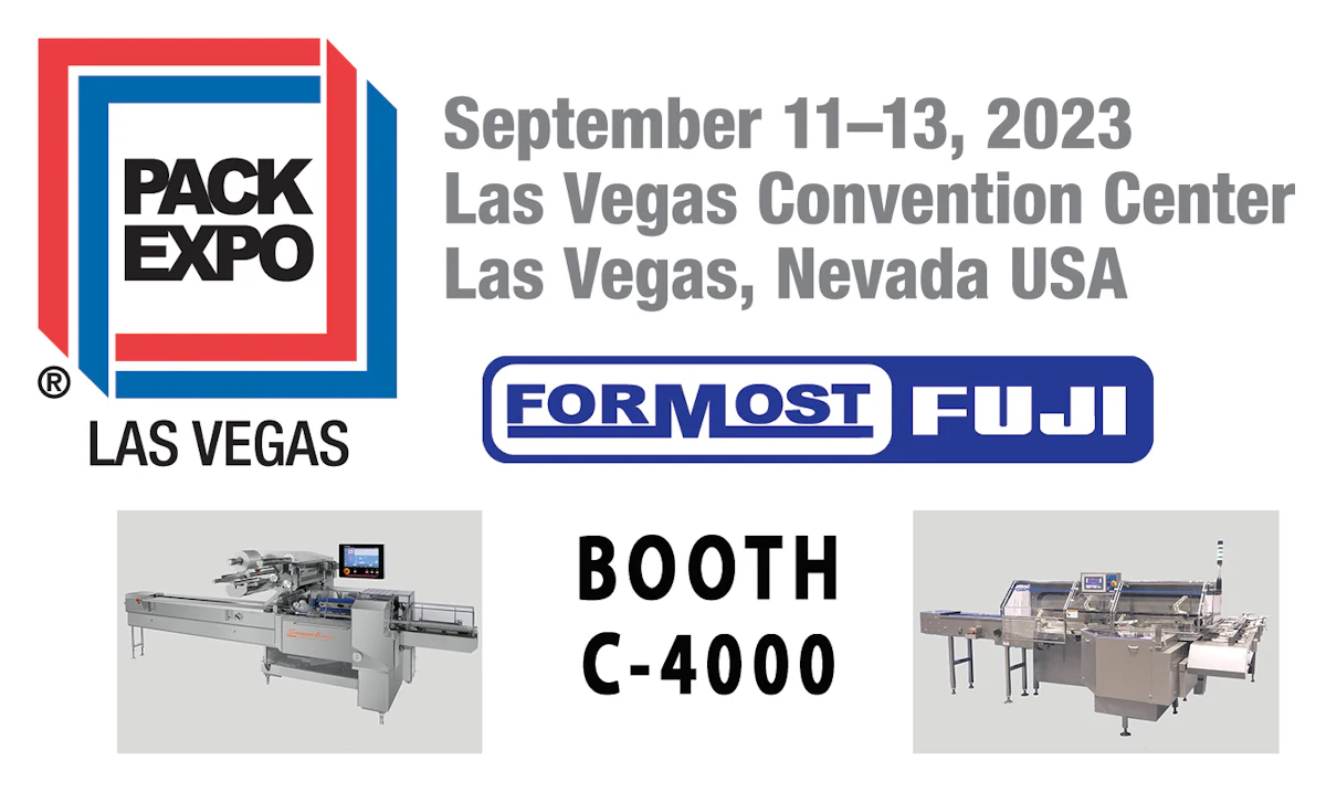 Formost Fuji to Exhibit at PACK EXPO Las Vegas - Vimarsana News