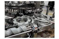 Pneumatic filler with quick change parts.