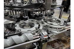 Pneumatic filler with quick change parts.