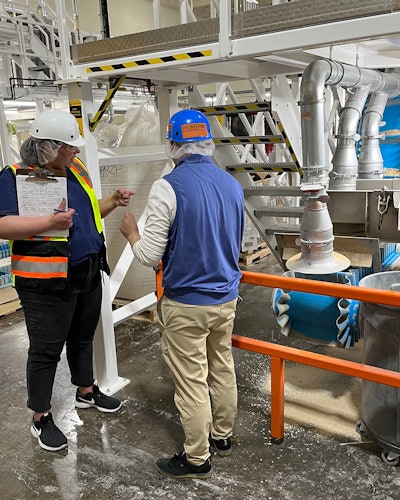 Prior to the Food Waste Reduction Challenge, TripleWin conducted three facility walkthroughs (Gemba walks), which are a proven continuous improvement tool within manufacturing, to view firsthand where food waste was occurring.