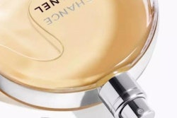 Chanel's new anodized aluminum fragrance decoration removes weight and supports recyclability.