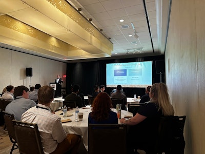 Dozens of young manufacturing professionals attended the event to hear career advice from industry leaders.