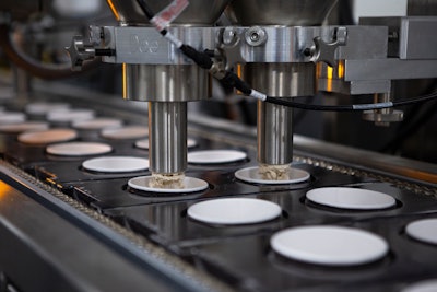 Honeyville’s cupping line.