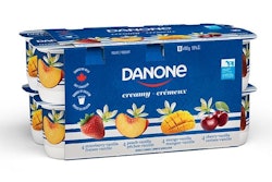 Danone's new recycling program transforms polystyrene yogurt cups into a high quality material for use in non-food applications.
