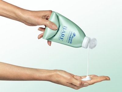 Head & Shoulders Bare anti-dandruff shampoo's new recyclable bottle allows consumers to use every last drop of product.