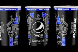 PepsiCo biodegradable cups, sustainable packaging