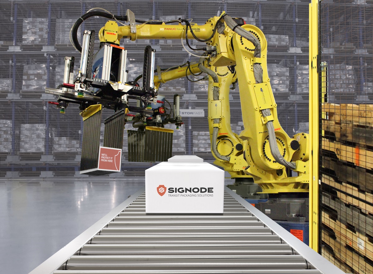 Signode เพื่อแสดงโซลูชันแบบครบวงจรอัตโนมัติที่ PACK EXPO Las