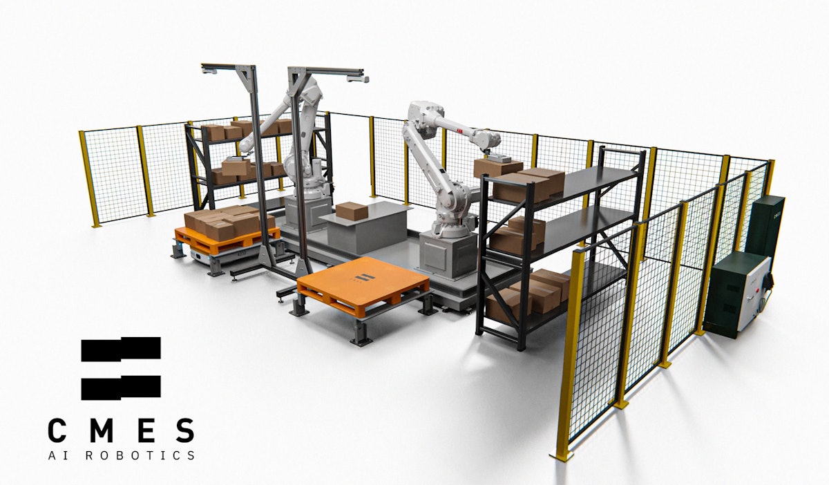 CMES Robotics และ ABB Robotics เพื่อสาธิตโซลูชันการจัดวางบนพาเลท