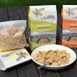Yockenthwaite Farm's new bag-in-box cereal packaging features a home compostable laminate bag.