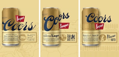 New packaging design for the Coors Banquet Legacy Collection
