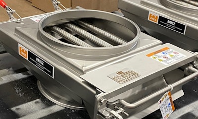 Eriez 12 In Round Spout Magnetic Separator