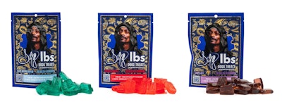 Snoop Dogg's Dog lb Dog Treats Gummies packaging design