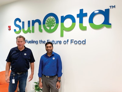 Chris Whitehair (left) and Anil Neti credit a wide range of employees and contractors for the creative solutions that kept the Midlothian project on schedule.