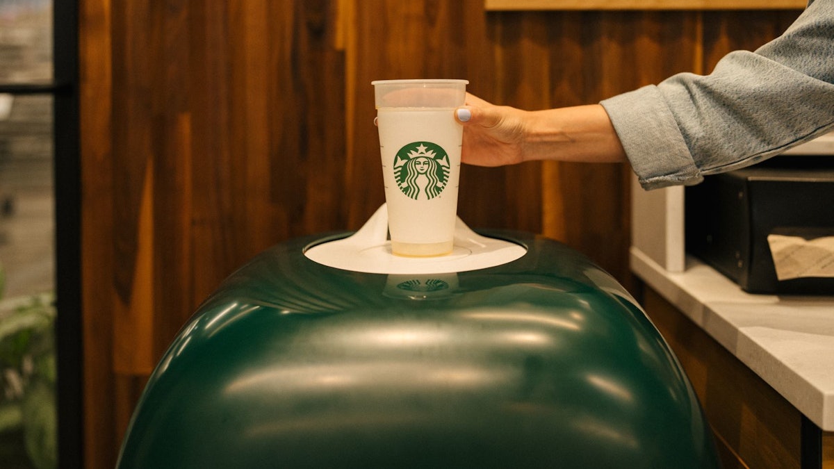 Starbucks will accept reusable cups for drive-thru and mobile orders