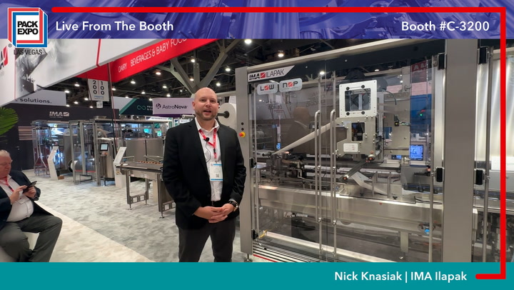 Flow Wrapper Splices From Poly To Paper At Touch Of A Button