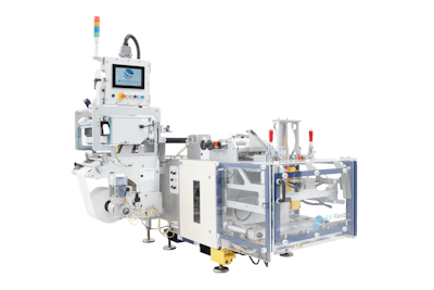 The Hayssen Mini vf/f/s bagger is recommended for brands that are interested in quickly implementing recyclable flexible packaging for their products.