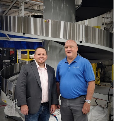 From left to right: David Spencer, vice president & operations plant manager, AmbaFlex Manufacturing, Inc. and Phil Miller, president of AmbaFlex, Inc.