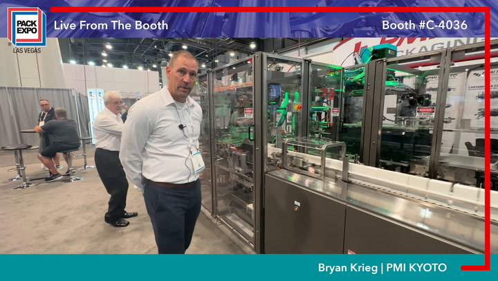 Wrap Around Case Packer Can Rotate Collated Cartons