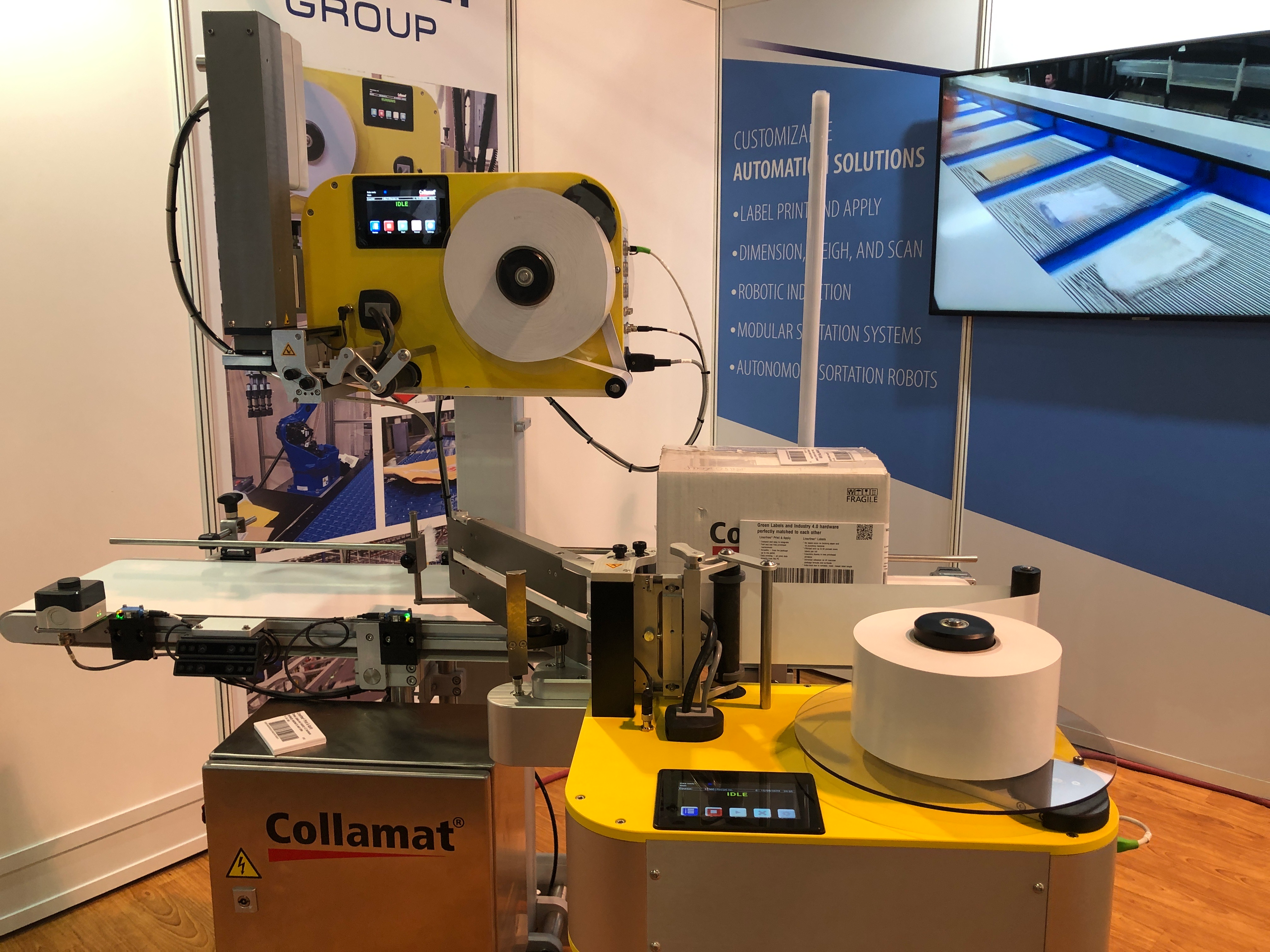 Collamat Linerfree labeler