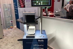 The system has a customized mounting setup to be placed above vibratory rails or tracks and can be trained to recognize good product visual cues of the recipes created and added to the system’s repertoire.