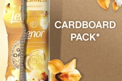 Procter & Gamble's Lenor fabric softener and scent booster is now available in recyclable cardboard packaging in Germany.