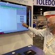 Mettler-Toledo’s Victor Kelly demonstrates the latest version of the company’s ProdX software, showing the ease of documenting and reporting inspection issues.