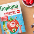 The multipack carton is designed with parents' eyelines in mind. The trusted brand and product variety--smoothie for kids, not juice--resides atop the pack since the bottom half can be obscured in retail chillers on on-shelf in refrigerated cases.