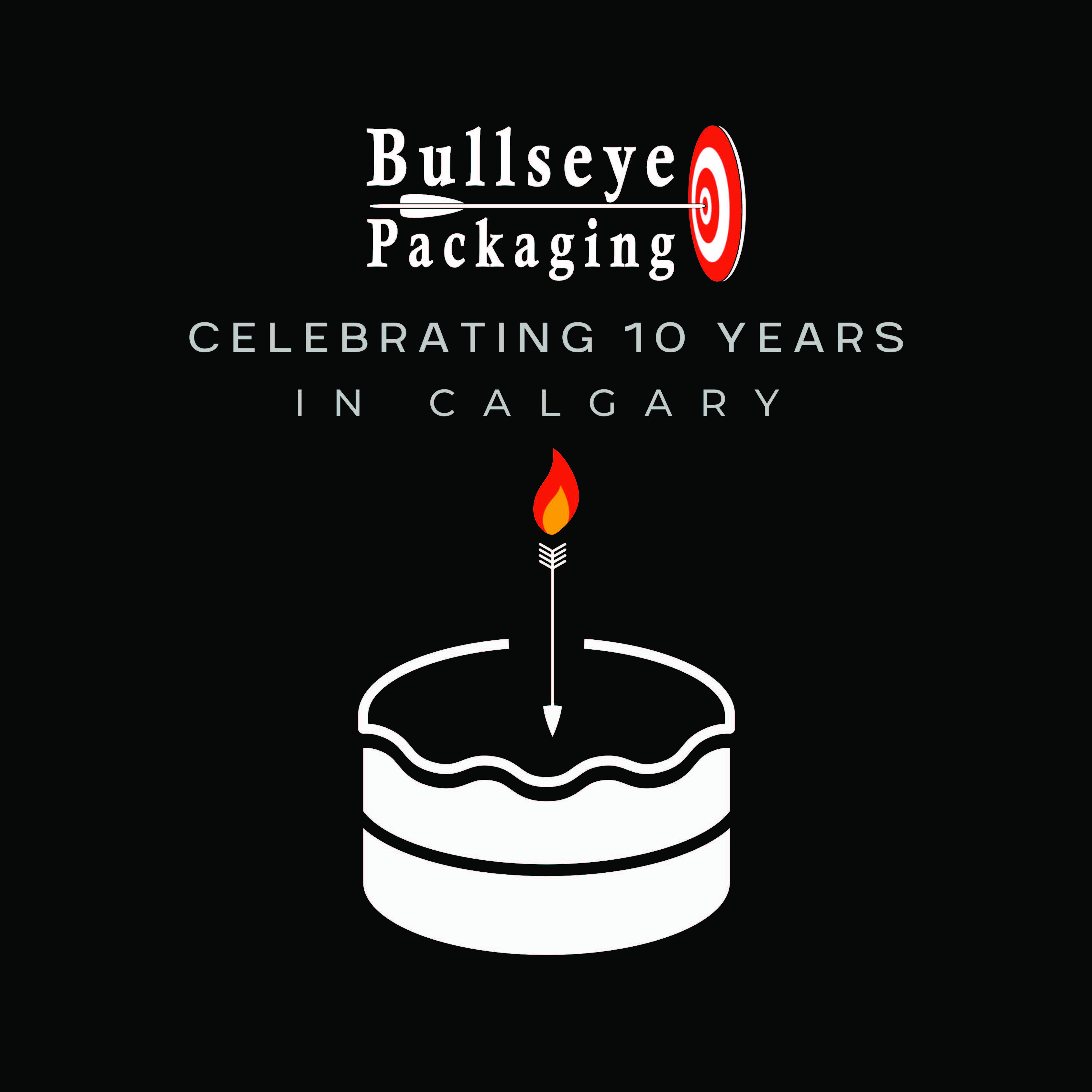 Bullseye Packaging celebrates its 10-year anniversary at its location in Calgary, Alberta