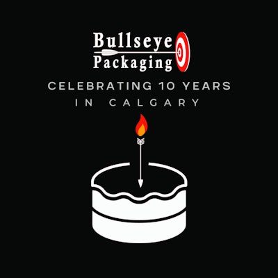 Bullseye Packaging celebrates its 10-year anniversary at its location in Calgary, Alberta