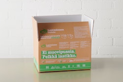 Lantmännen Unibake’s new packaging eliminates the LDPE bag that held the frozen bread loaves inside the corrugated shipper and instead incorporates a barrier paper on the inside of the case that protects against grease and moisture.