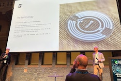 Inge Fleuren, Global RFID Product Solutions Manager Checkpoint Systems (left), and Julien Thibult, RFID Sales Director Checkpoint Systems France.