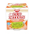 The new paper cup for Nissin Foods' Cup Noodles will be made with 40% recycled fiber, will no longer require a plastic wrap, and will feature a sleeve made with 100% recycled paper.