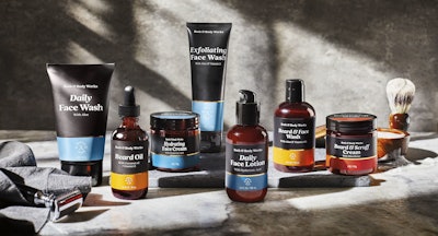 One of the trends identified by PLMA at its Private Label Trade Show was the rise in specialized skincare. Featured was Bath & Body Works, which has grown its men’s category with new private brand skincare and beard care products.