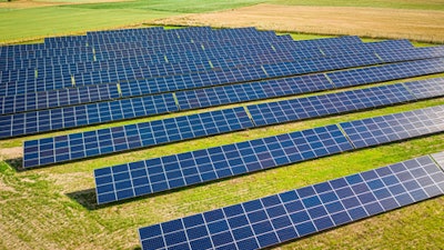 Renewables Solar Field Green