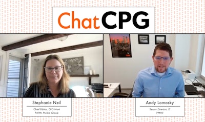 IT expert Andy Lomasky chats with CPG Next editor Stephanie Neil about how CPGs can get started with AI in the plant.