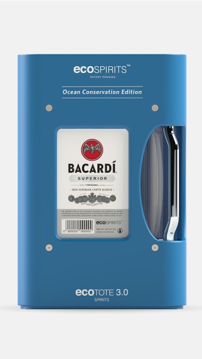 The ecoTOTE 3.0SC Cruise Edition is similar to the ecoTOTE 3.0S Ocean Blue ecoTOTE, but with some added features to suit the maritime environment, such as fasteners that replace existing rivets for secure storage at sea, and black aluminum anodizing for enhanced resistance to salt water-based corrosion.