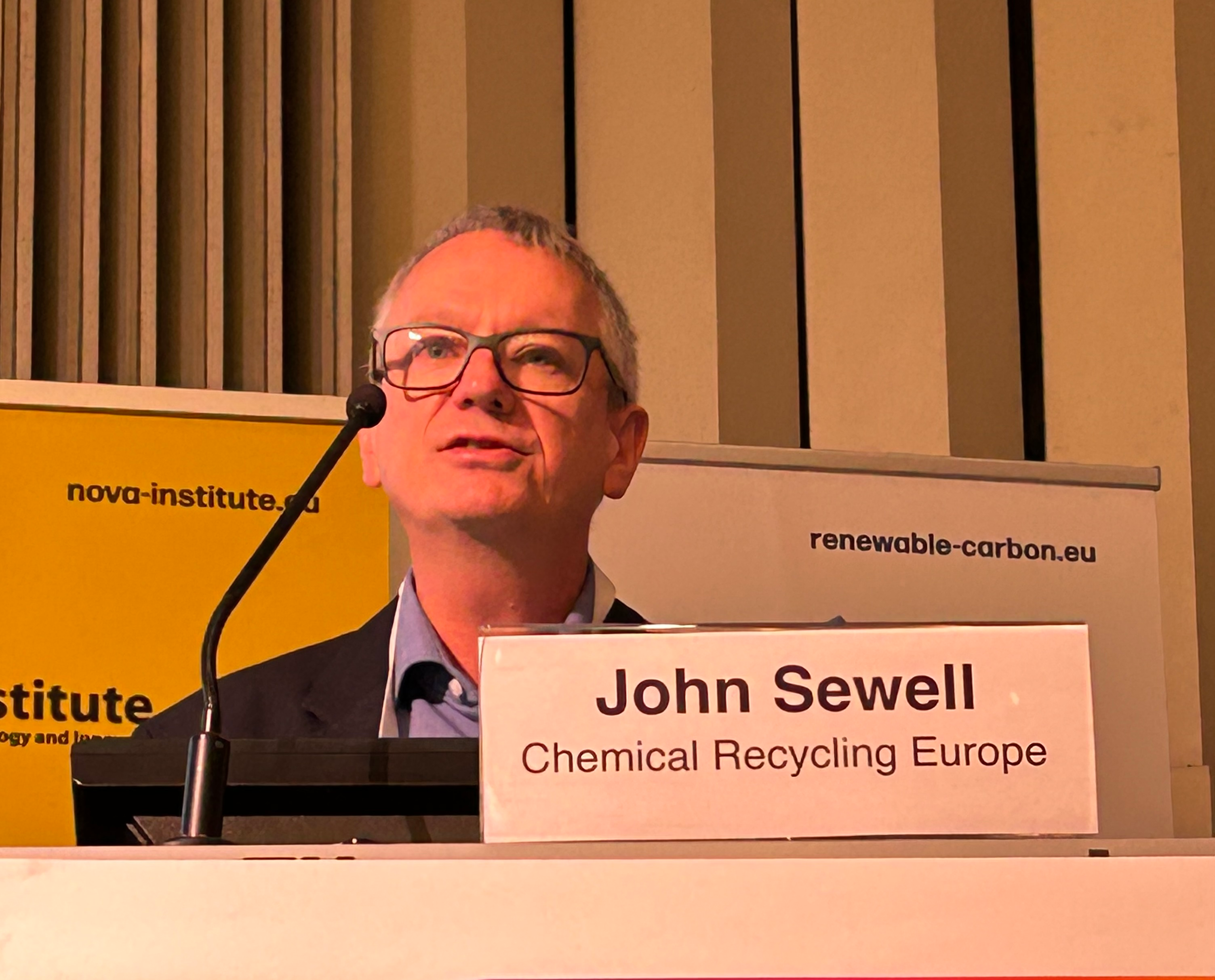 John Sewell, secretary general of Chemical Recycling Europe (CRE)