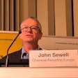 John Sewell, secretary general of Chemical Recycling Europe (CRE)