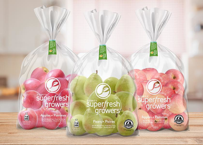 Superfresh Growers' new PCR fruit bags are sourced from U.S. recycling centers and FDA food-contact approved.