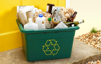 Widely recyclable means that more than 60% of U.S. households can toss these materials into their curbside bin.