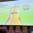 AlmaScience solves for AB InBev's desire for semi-serialization using datamatrix codes built right into Corona beer logos laser etched into the glass.