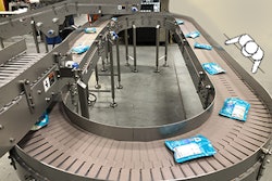 Racetrack Feeds Handpack Multi Conveyor