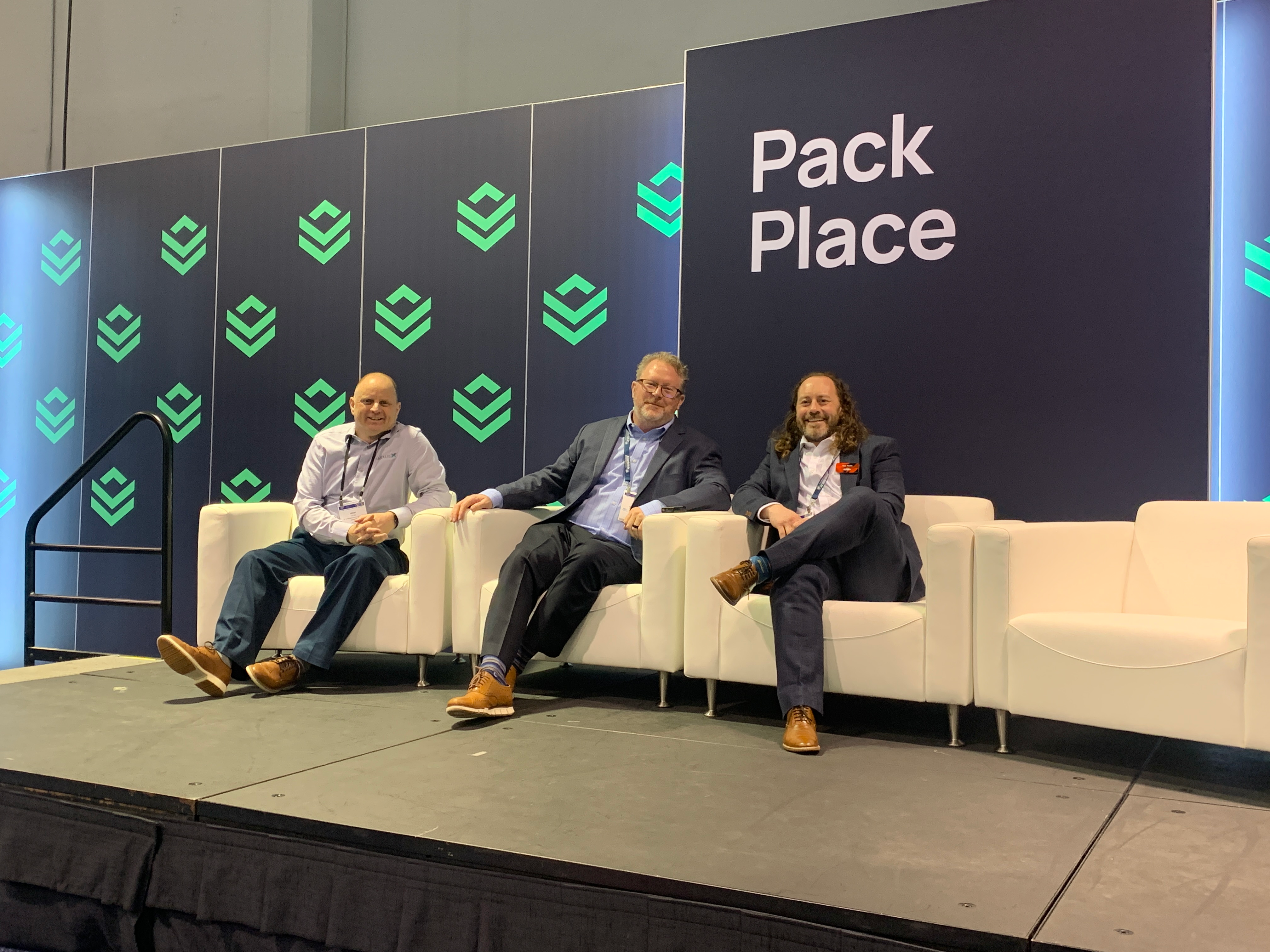 From left: Henk Blom, PAXXUS; Todd McDonald, Technipaq; and Nick Packet, DuPont&trade; Tyvek&circledR; Healthcare Packaging.