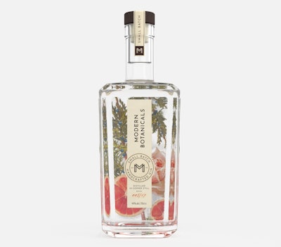 The translucent play packaging trend is at work in this design for Modern Botanicals botanical beverages by Kirill D. on 99designs by Vista.