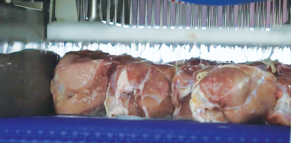 With the Nowicki automated brine injector, Clarion Locker is able to inject in less than an hour what an employee used to take two days to inject manually.