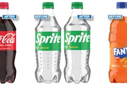 All small PET bottles in 12 oz, 16.9 oz and 20 oz will be lightweighted from 21 g to 18.5 g for all The Coca-Cola Company’s sparkling brands, Minute Maid Refreshments, and Minute Maid Aguas Frescas in the U.S. and Canada.
